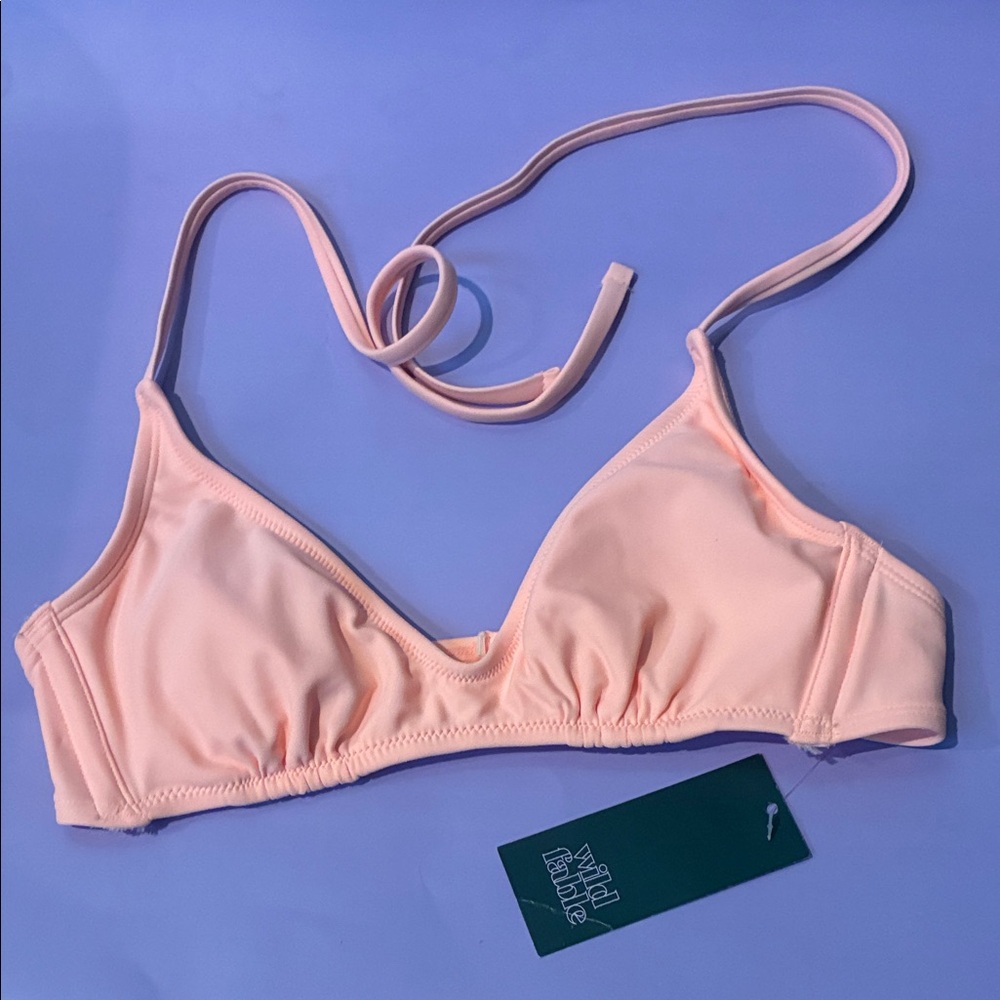 Wild Fable Peach Bikini Top